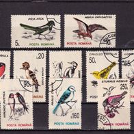 Rumänien MiNr. 4875-84 Vögel komplett gest. M€ 1,00 #781