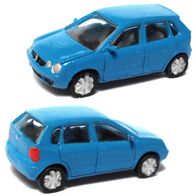 VW Polo IV ´01 - ´09, blau, 3D-Druck-Kleinserie, Ep5, panzer-shop, Spur N 1:160