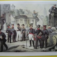 Postkarte - "Königlich Preußische Post Officianten" - Gemälde - Beamter / Neu
