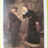 Postkarte - "Der alte Briefträger" - Gemälde - Beamter / Post / Neu