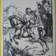Postkarte - Albrecht Dürer "Der kleine Postreiter" ca.1496 - Neu