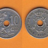 Belgien 10 Centimes 1904 Belgique