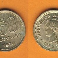 Argentinien 50 Centavos 1974