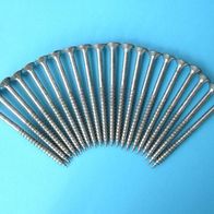 20 St. Holzschrauben Senkkopf Kreuzschlitz Ø 5 x 70 verz. Spanplattenschrauben