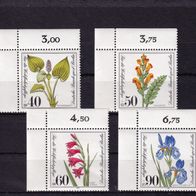 Berlin MiNr 650-653 Ecke oben links komplett postfrisch M€ 5,00 G32a
