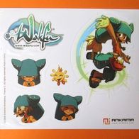 Stickerbogen YAGO Sticker WAKFU Ankama Computerspiel Action Figur