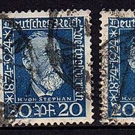 Dr156 Deutsches Reich Mi. Nr. 369 - 2fach - 50 Jahre Weltpostverein o <