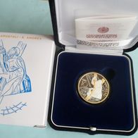 Vatikan 2022 10 Euro PP Silber Gold Sonderausgabe Gedenkm. vergoldet hl. Andreas