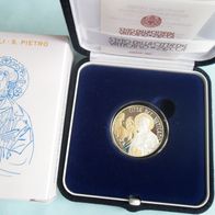 Vatikan 2022 5 Euro PP Silber Gold Sonderausgabe Gedenkm. vergoldet hl. Petrus