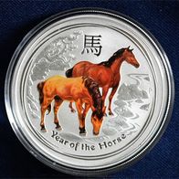 Australien - 1 $ - LUNAR - 2014 - Year af the Horse