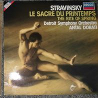 Stravinsky Le Sacre du Printemps Detroit Synphony Antal Dorati LP