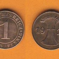 1 Reichspfennig 1929 E