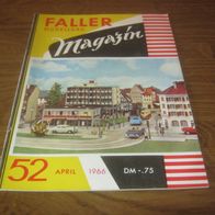 Altes Faller Modellbau Magazin Nr. 52, April 1966 ----4/22--