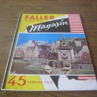 Altes Faller Modellbau Magazin Nr. 45, Februar 1965 ----4/22--