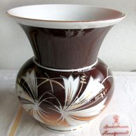 DDR * edle bauchige Vase * Spechtsbrunn Porzellan handgemalt 13,5 cm