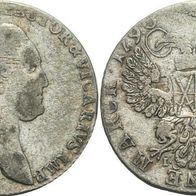 Sachsen-Albert. Linie 1/12 Taler 1790 IC."FRIEDRICH AUGUST III./ I (1763-1827) f. ss
