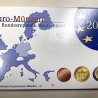 Euro - "Kursmünzensatz 2004 D" Deutschland in PP-Spiegelglanz