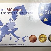 Euro - "Kursmünzensatz 2004 G" Deutschland in PP-Spiegelglanz
