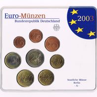Euro - "Kursmünzensatz 2003 A" Deutschland in Stempelglanz