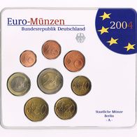 Euro - "Kursmünzensatz 2004 A" Deutschland in Stempelglanz