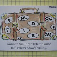 Telefonkarte Koffer Reise 12 DM 1996 Telekom DeTeMedien PD 2 95
