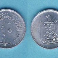 Ägypten 10 Millimes 1967 Top (2)