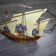 Schiffs Modell Santa Rosa aus Holz als Lampe *