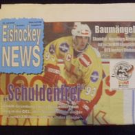 Eishockey News Ausgabe 27 vom 05.07.2000: Baumängel: NürnbergArena nicht WM-tauglich