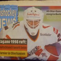 Eishockey News Ausgabe 07 vom 05.02.1997: Nagano 1998 ruft - Turnier in Oberhausen
