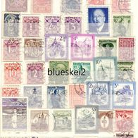 Briefmarken Österreich ca 40 - Konvolut Lot (0029)