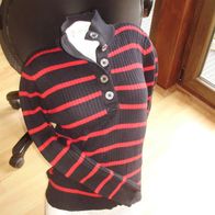 Ralp Lauren Polo Pullover Baumwolle Schwarz rot L