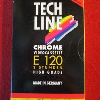 Video VHS Leerkassette Original verpackt neu E 120 Techline