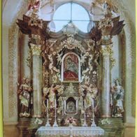 Postkarte - Ehemalige Klosterkirche Oberalteich - Marienaltar - Bayern / ungebraucht
