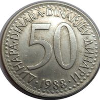 Jugoslawien 50 Dinara 1988 ## Li