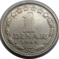 Jugoslawien 1 Dinar 1965 ## Kof1