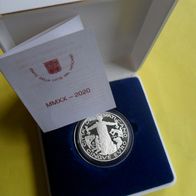 Vatikan 2020 5 Euro PP Silber Gedenkmünze Migranten