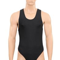 ML-Sport24 Herren Stringbody - Stretch Leotard Mit Kurzen Ärmeln Für Sport & Fitness