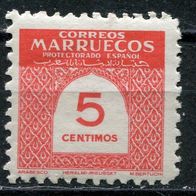 AM121 Spanisch-Marokko postfrisch * * , 372, 0,40 M€. (2016/17)