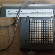 Original alte elektromechanische Rechenmaschine NISA Tisch-Rechner old calculator