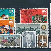3719 - DDR Briefmarken Michel Nr.2851,2853,2854,2868,2893,2904 usw gest Jahrg 1984