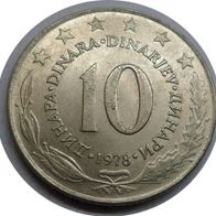 Jugoslawien 10 Dinara 1978 ## B8