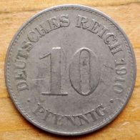 10 Pfennig 1910 D