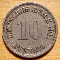 10 Pfennig 1911 F