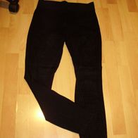 Esprit Hose Leggings schwarz fester Stoff S