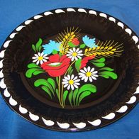 GRANIT / Hungary Keramik Wandteller, handbemalt. * **