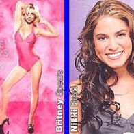 Doppel Star Karte Britney Spears / Nikki Reed