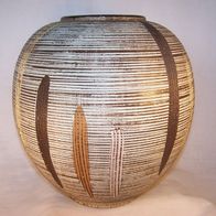 Dümler & Breiden / Westerwald-Sgraffito Keramik Vase, Modell-Nr.- 1088/27 * **