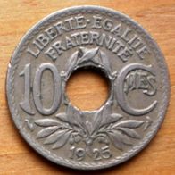 10 Centimes 1925 Frankreich