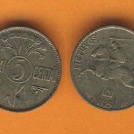 Litauen 5 Centai 1925
