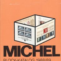 Michel Briefmarken Block- Katalog 1988/89
